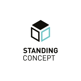 Standing Concept Stands Interiors and Events