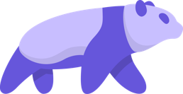 Purple Panda